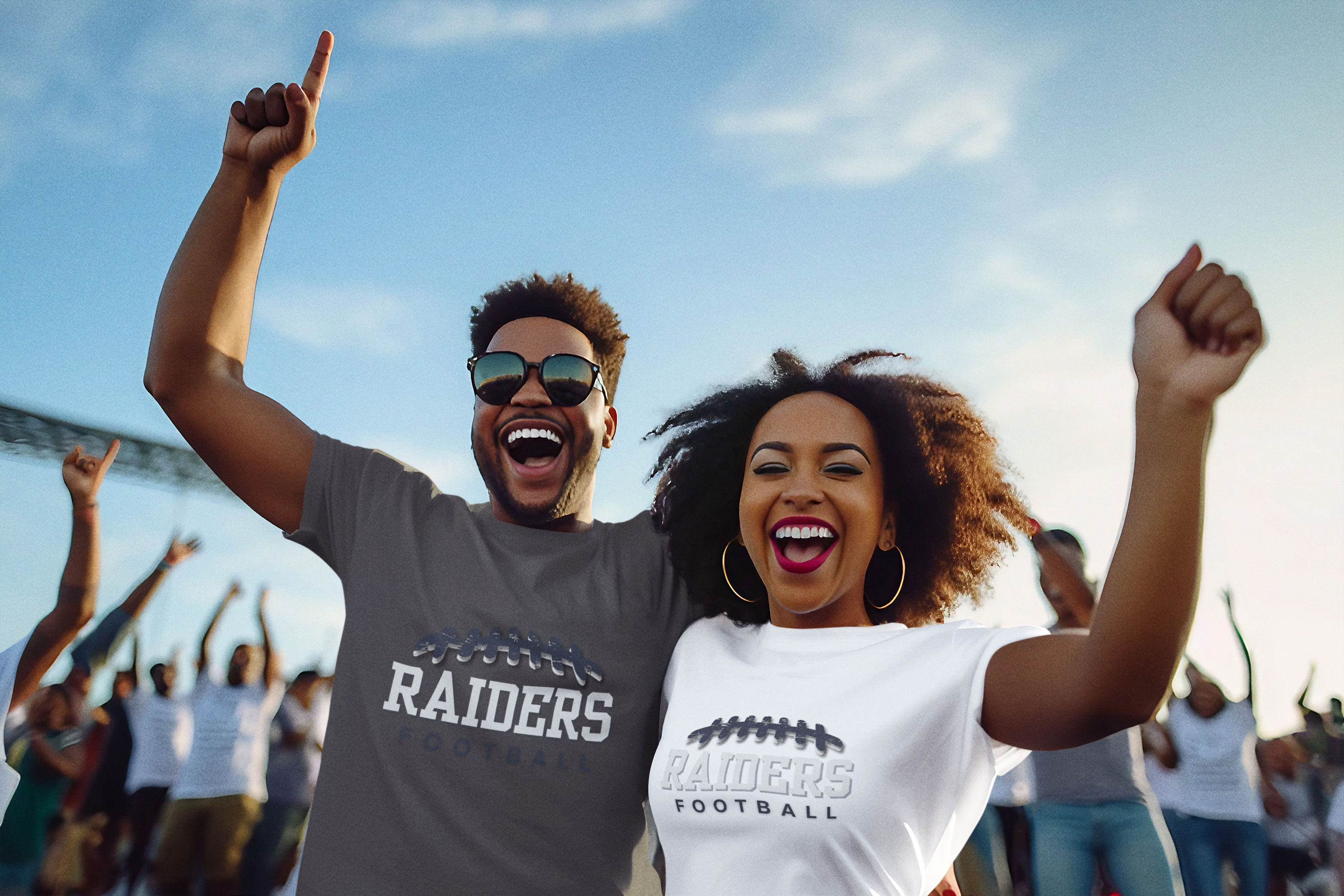 Raiders Football Bella Canvas Unisex Tee