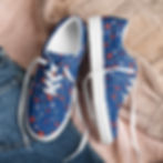 Thumbnail: Ole Miss Rebels Floral Women’s Canvas Tennis Shoes