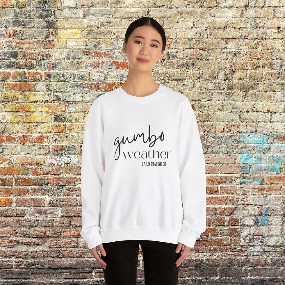 Thumbnail: Gumbo Weather - Unisex Heavy Blend™ Crewneck Sweatshirt