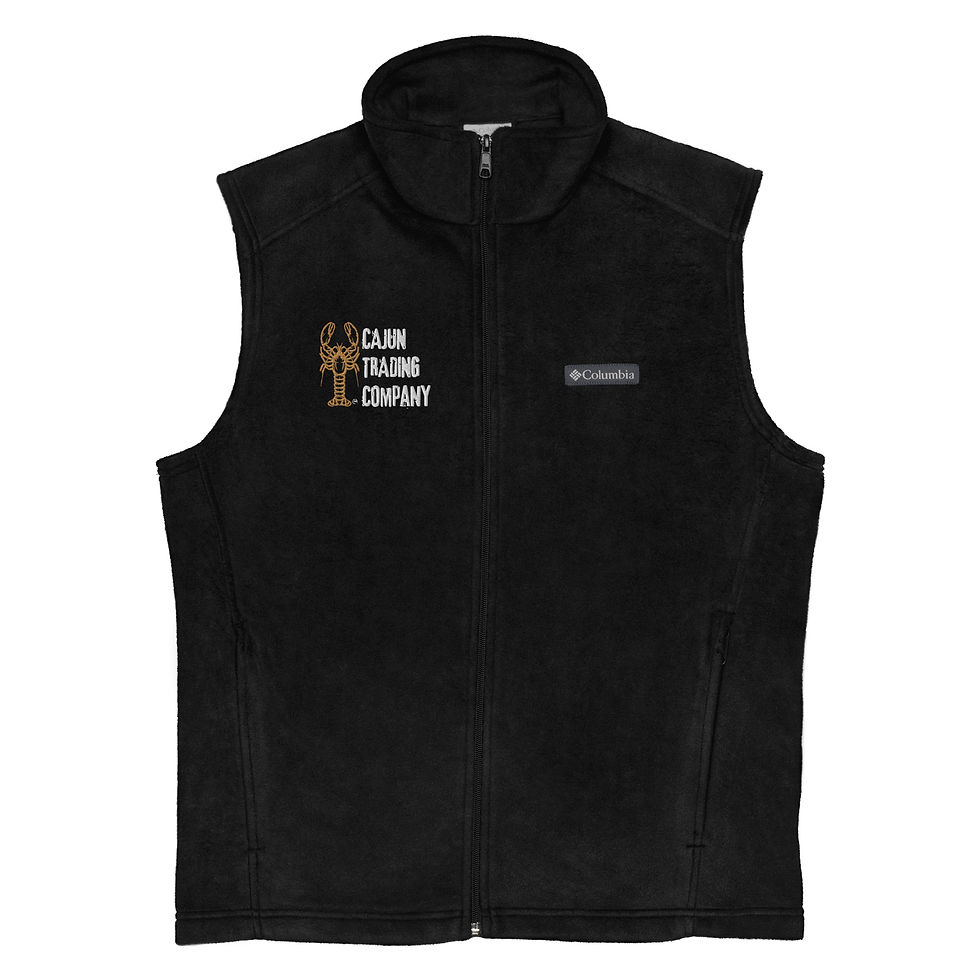Thumbnail: Cajun Trading Co Logo Men’s Columbia fleece vest