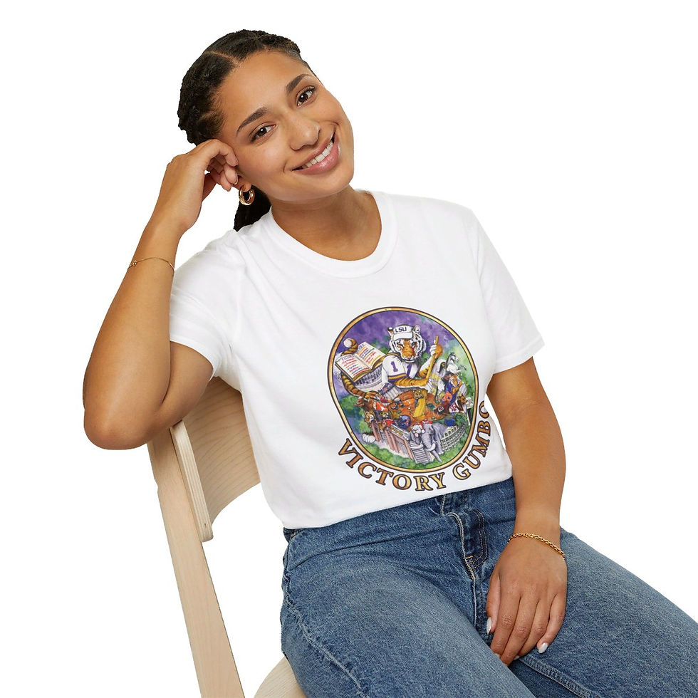 Thumbnail: Craig Routh Series Victory Gumbo - Unisex Softstyle T-Shirt