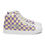 Thumbnail: Yellow Jackets Checkerboard Women’s High Top Canvas Shoes