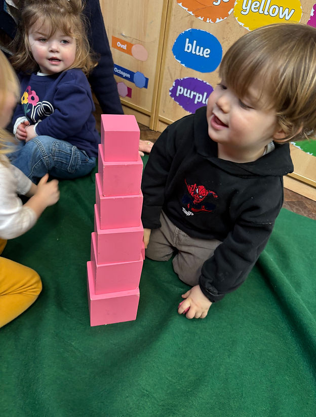 children and tower