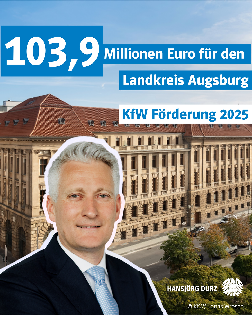 KfW-Förderung im Landkreis Augsburg knackt 100-Millionen-Marke