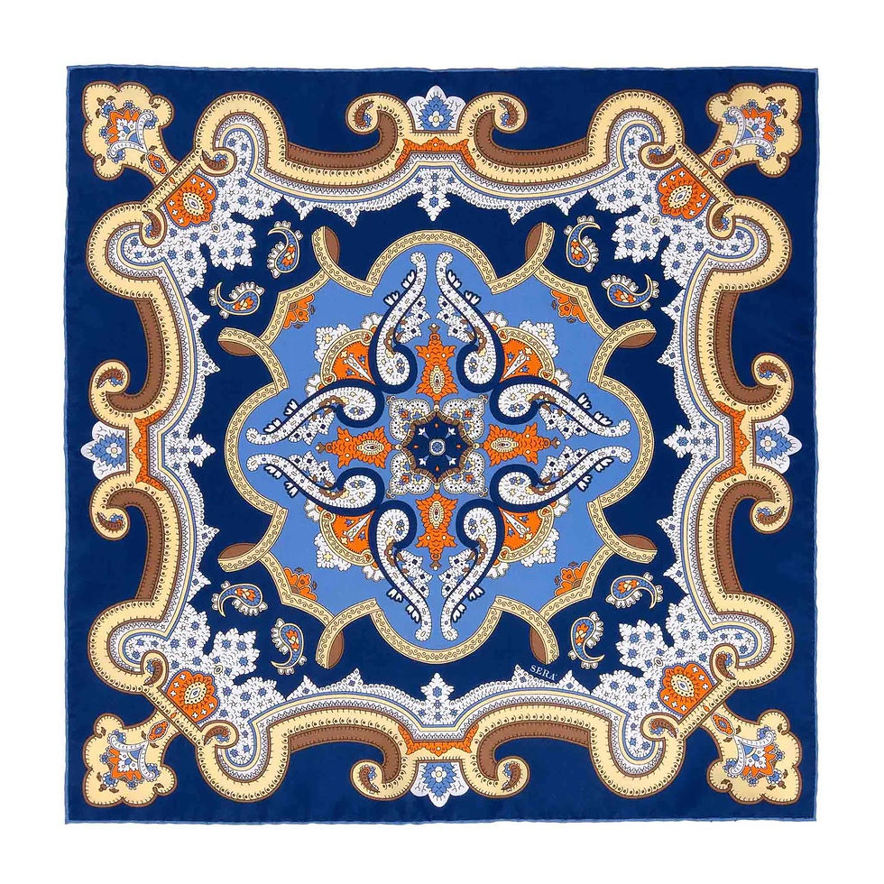 Serafine Silk Pocket Square