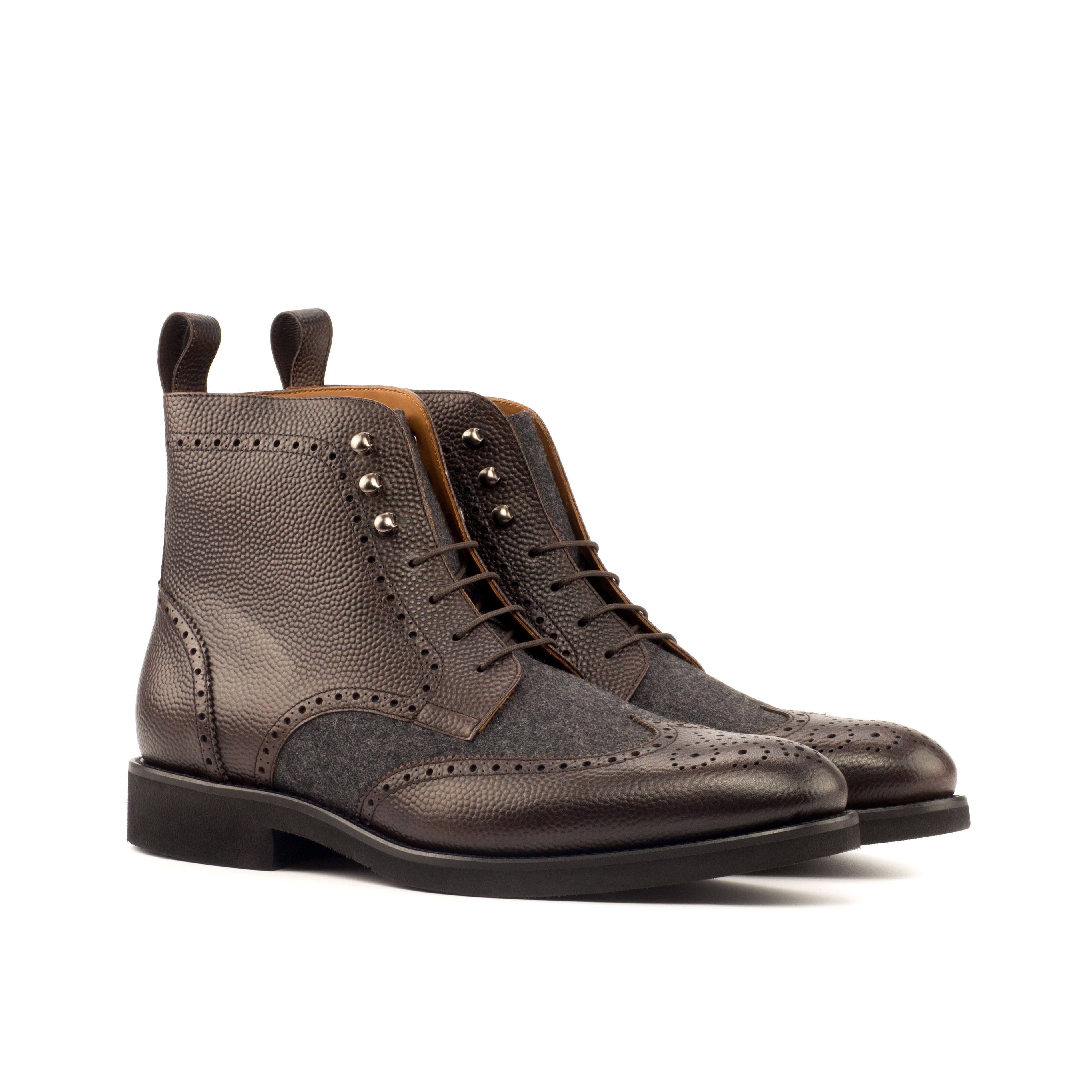 Military Brogue Boot