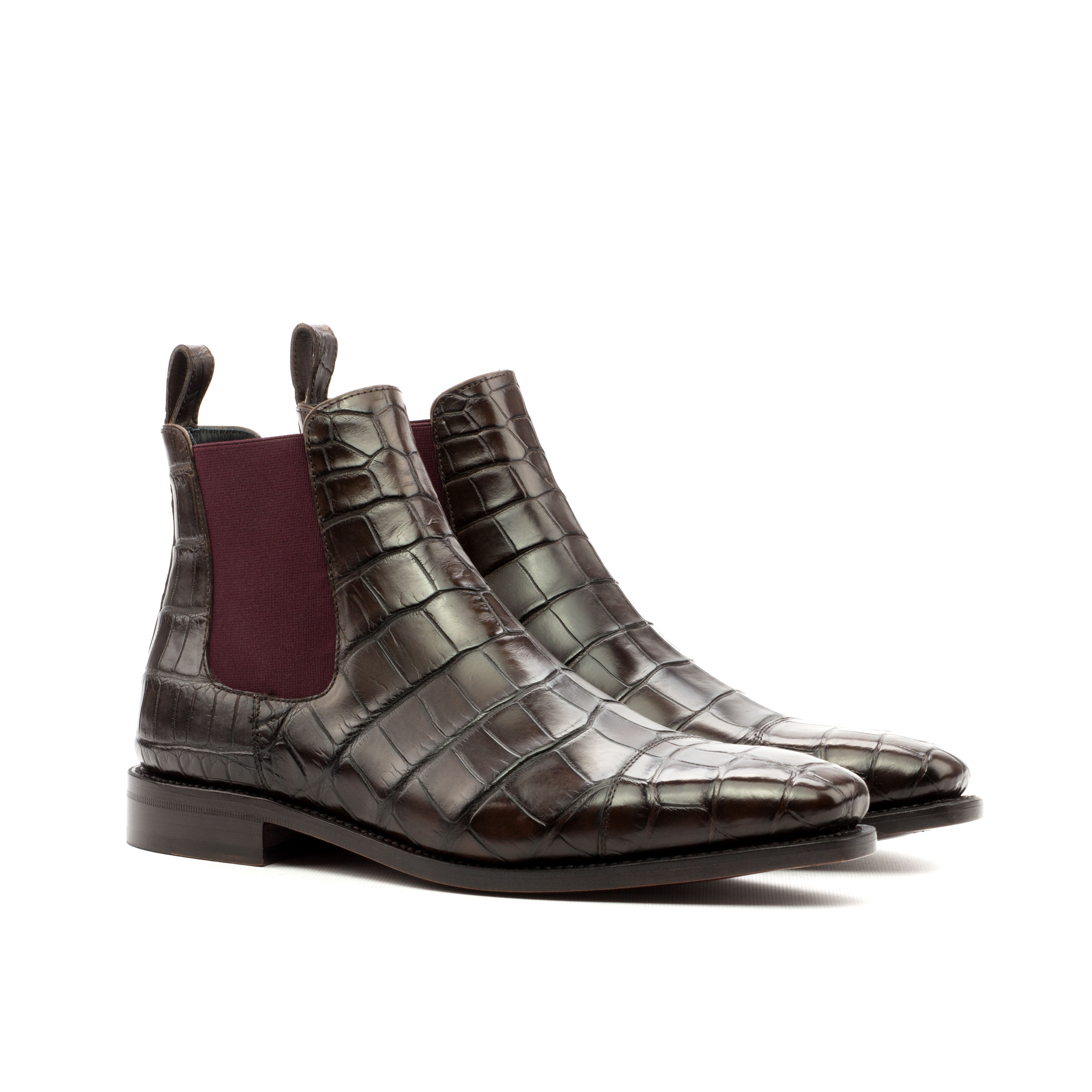 Chelsea Boot in Brown Alligator