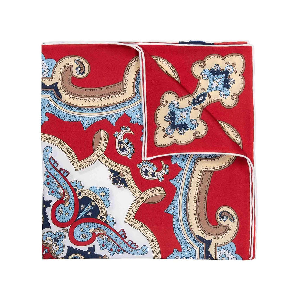 POCKET SQUARES + SCARVES