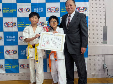 第26回オープントーナメント愛媛県少年空手道選手権大会が行われました