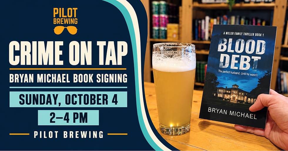 Crime on Tap Book Signing