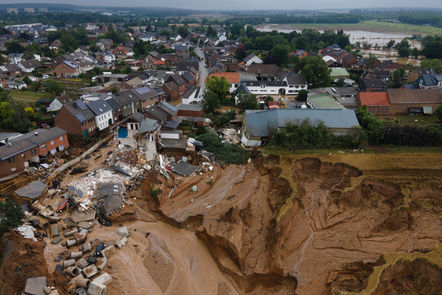 Flutkatastrophe Erftstädter Stadtteil Blessem, © Patric Fouad