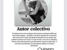 Quimera Voces: Autor Colectivo