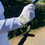 Thumbnail: White Ventilation Competition Riding Gloves