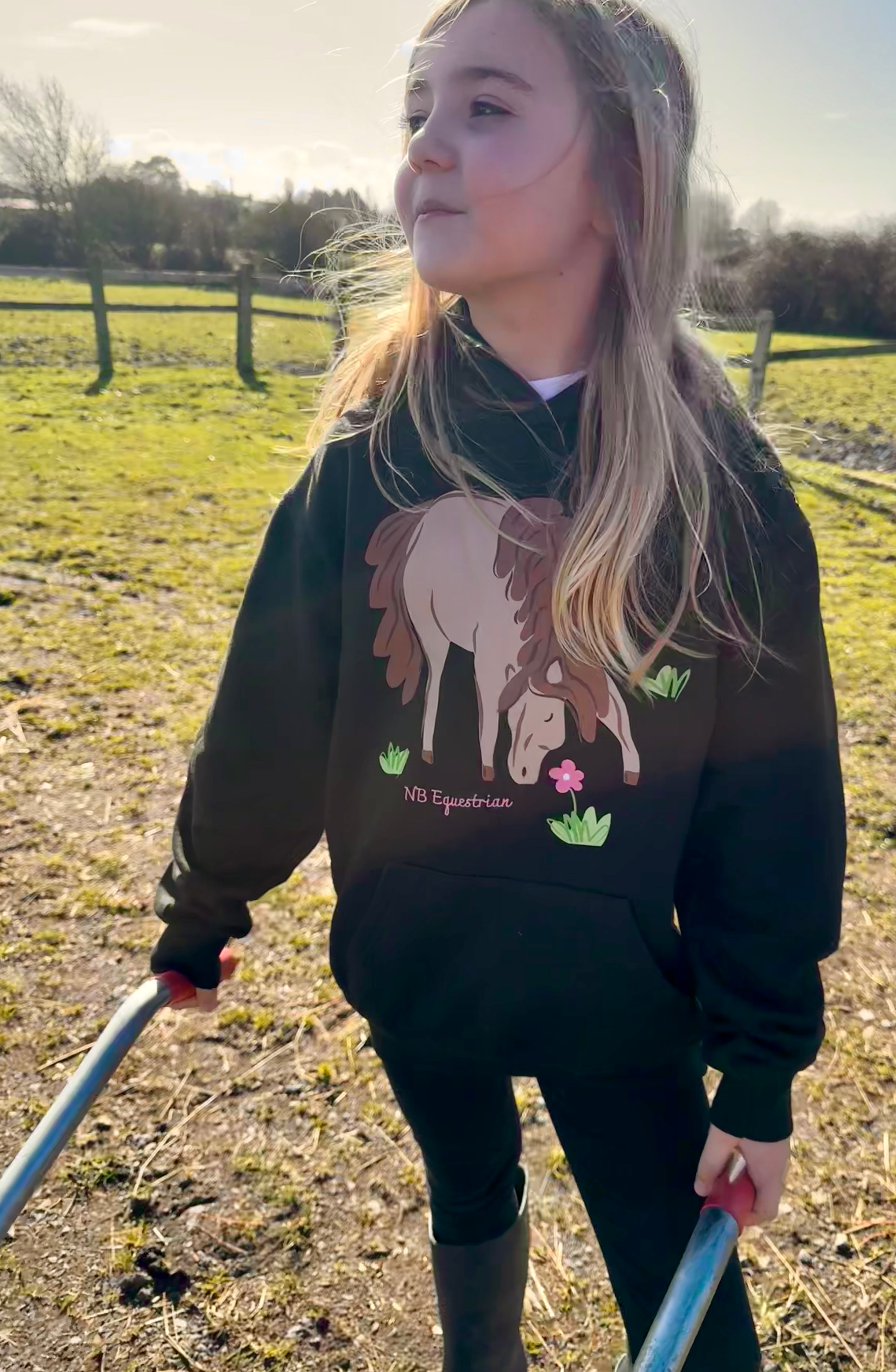 Dreaming In The Meadows Pony Hoody