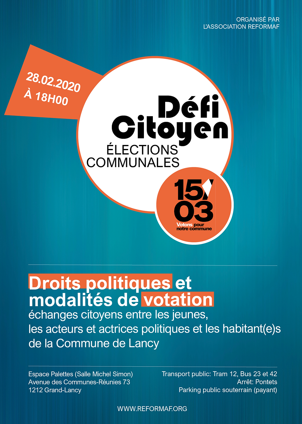 Défi Citoyen-Elections communales 15 mars 2020