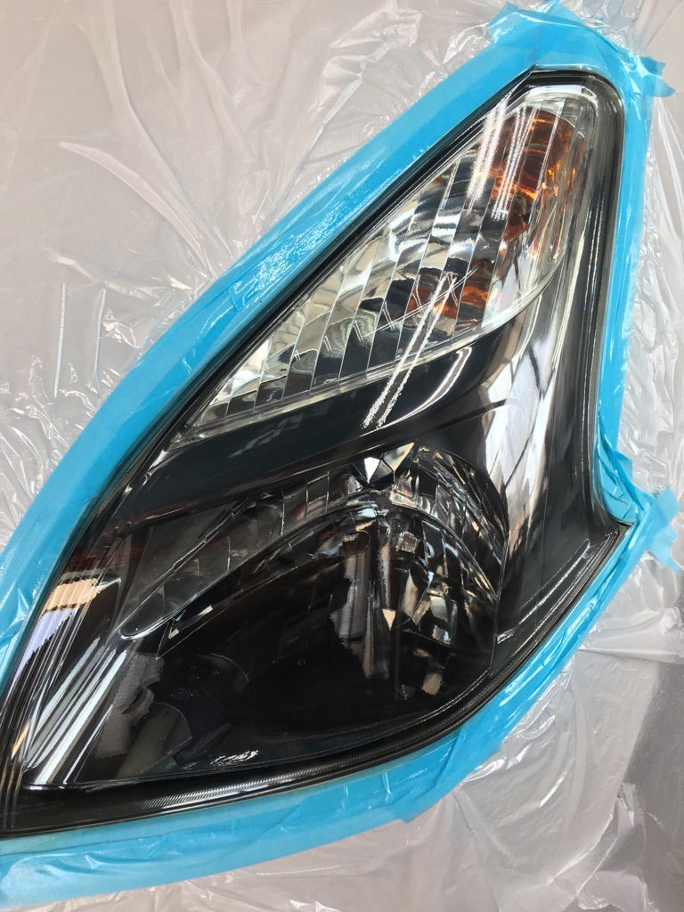 車　自動車　ヘッドライト　コーティング　美濃加茂市