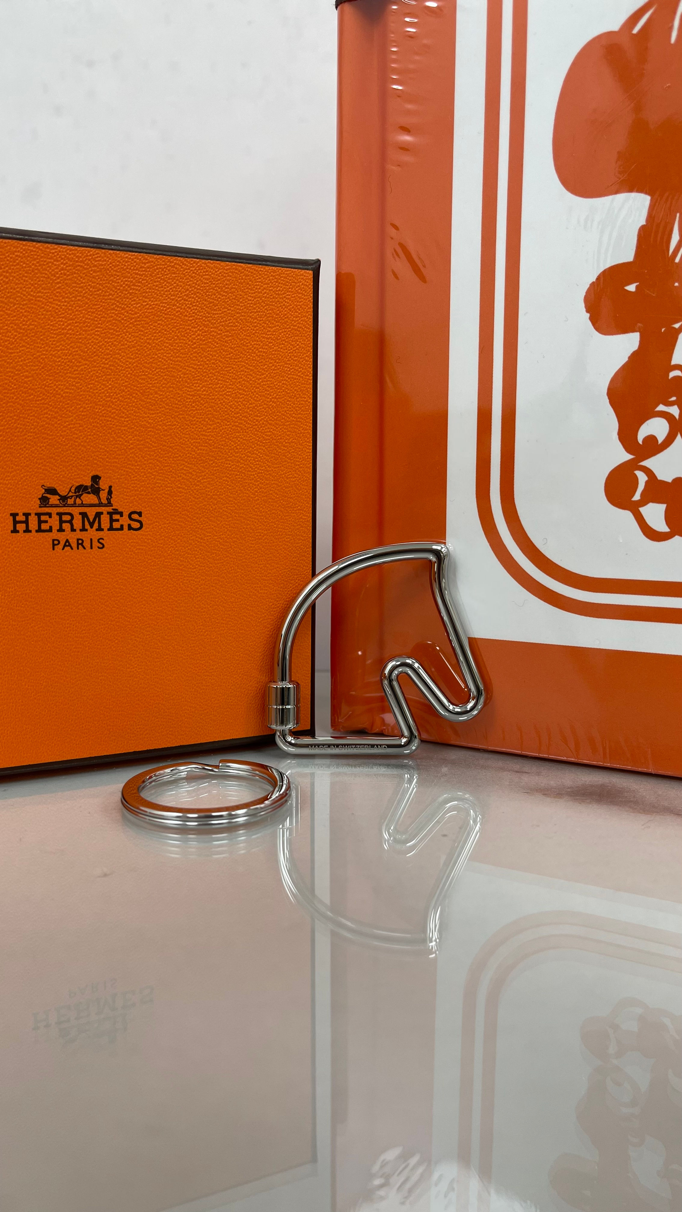 Hermes Cheval key ring