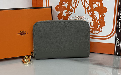 【HERMESシンプルベスト】Zipengo Compact Chaine D'Ancre Zipengo Chaine d'Ancre Compact card holder | Hermès Mainland