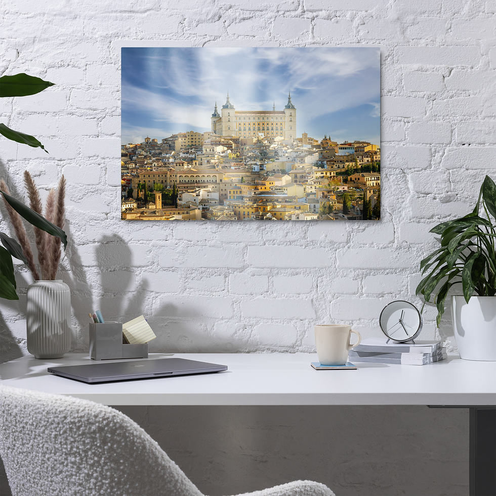 Toledo, Spain, Metal print