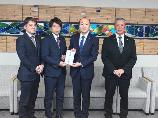 長崎市へ能登半島地震義援金贈呈