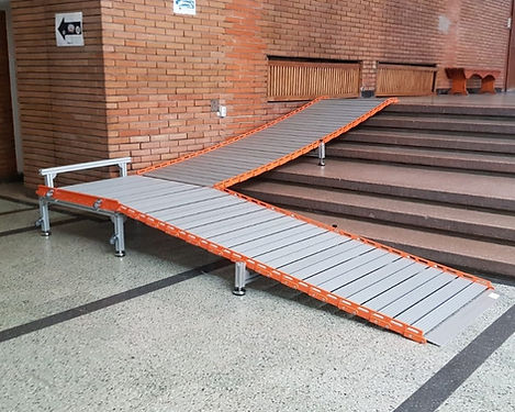 wheelchair turning platform, wheelchair ramp platform, wheelchair access platform, portable wheelchair platform, folding wheelchair platform