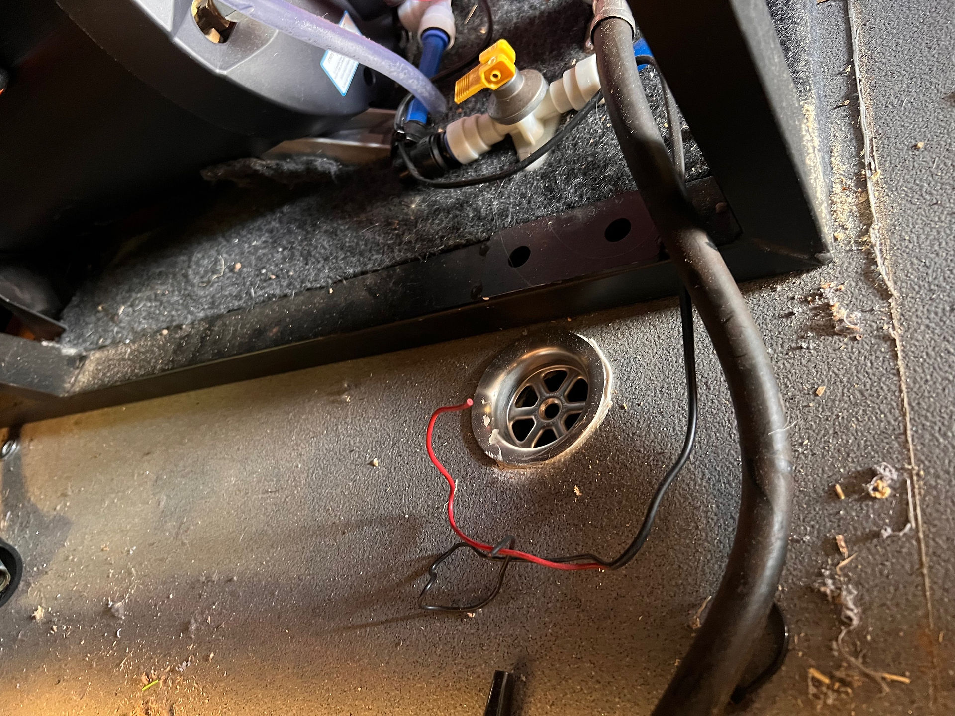An actual plug used as a gas drop out vent!