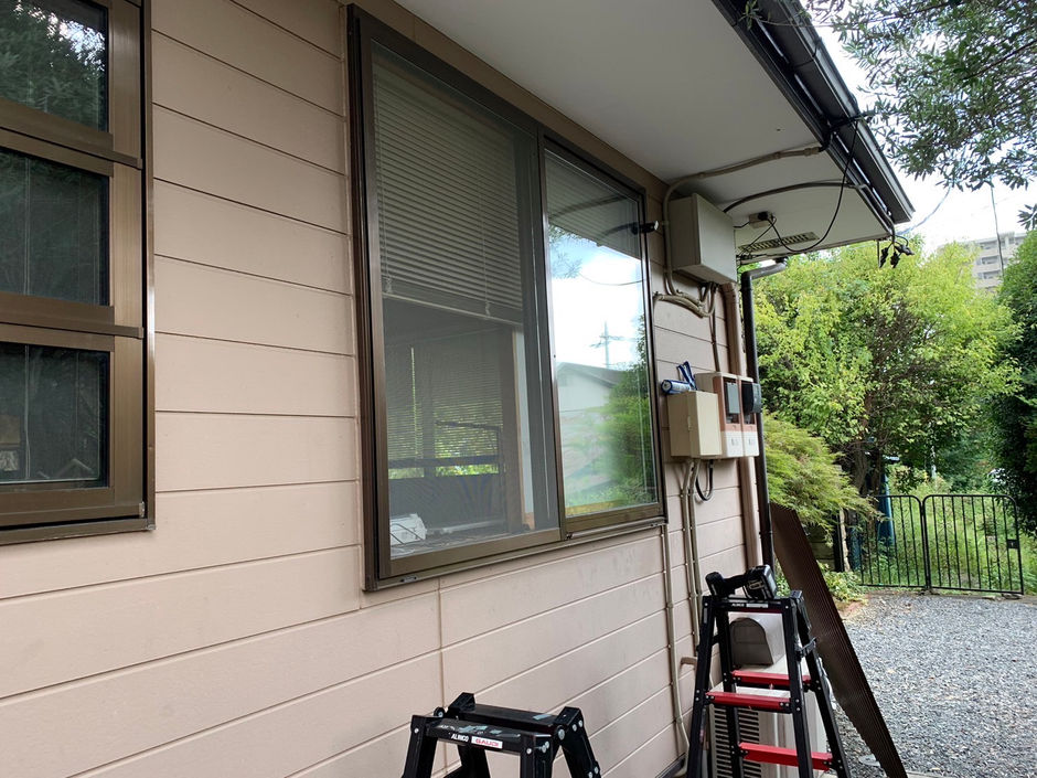 防犯用面格子取付工事