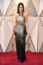 Sandra Bullock wearing Louis Vuitton Oscars 2018