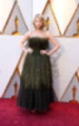 Haley Bennet wearing Dior Oscars 2018