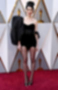 St. Vincent wearing Saint Laurent Oscars 2018