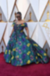 Whoopi wearing Christian Siriano Oscars 2018