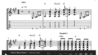 I Won't Back Down - Johnny Cash