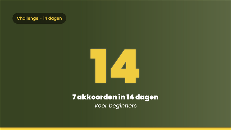 Leer 7 Akkoorden in 14 Dagen!
