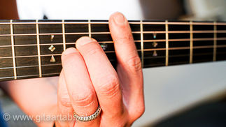 Es - Eb akkoord gitaar