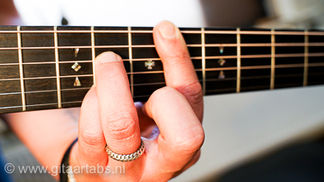Es - Eb7 akkoord gitaar
