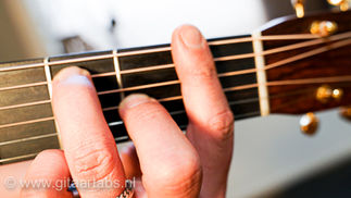 F7 akkoord gitaar