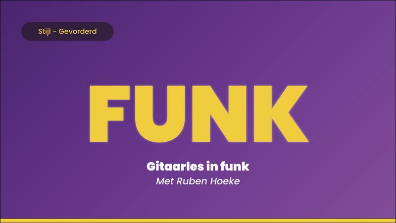 Gitaar Spelen in Funk