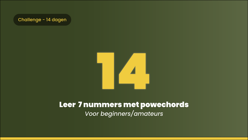 7 Nummers Met Powerchords in 14 Dagen
