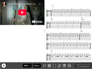 Davina Michelle - I won't go - ProTabs Gitaar