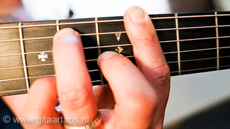 As - Ab7 akkoord gitaar