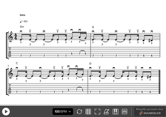 Champagne Supernova lick leren spelen – Oasis
