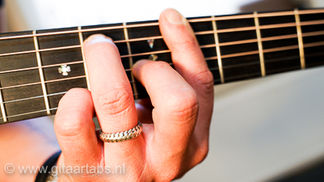 Gis - G#7 akkoord gitaar