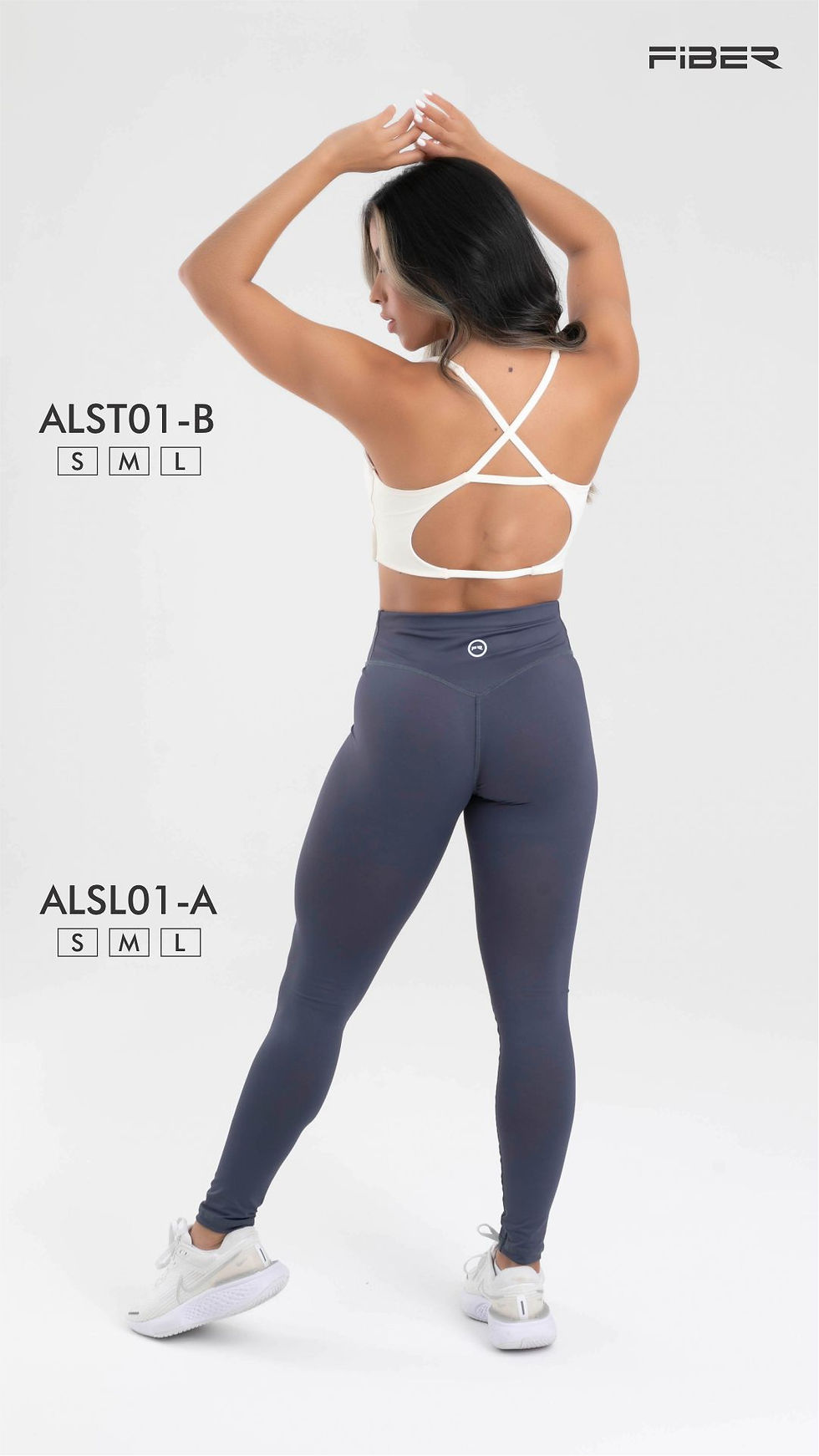 Miniatura: TOP OPEN BACK MARFIL ESSENTIALS FIBER