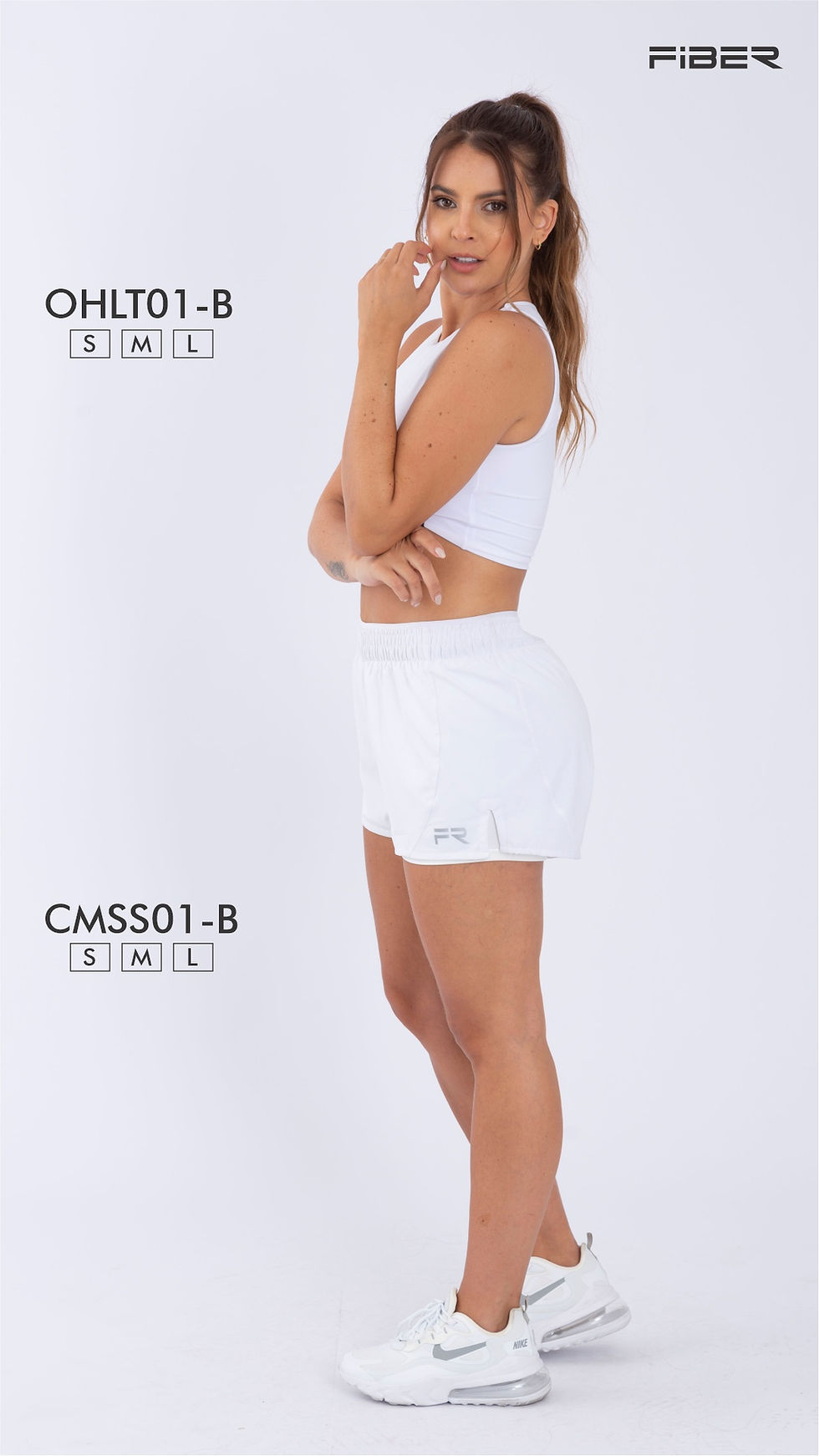 Miniatura: Short Biker Sweet - White