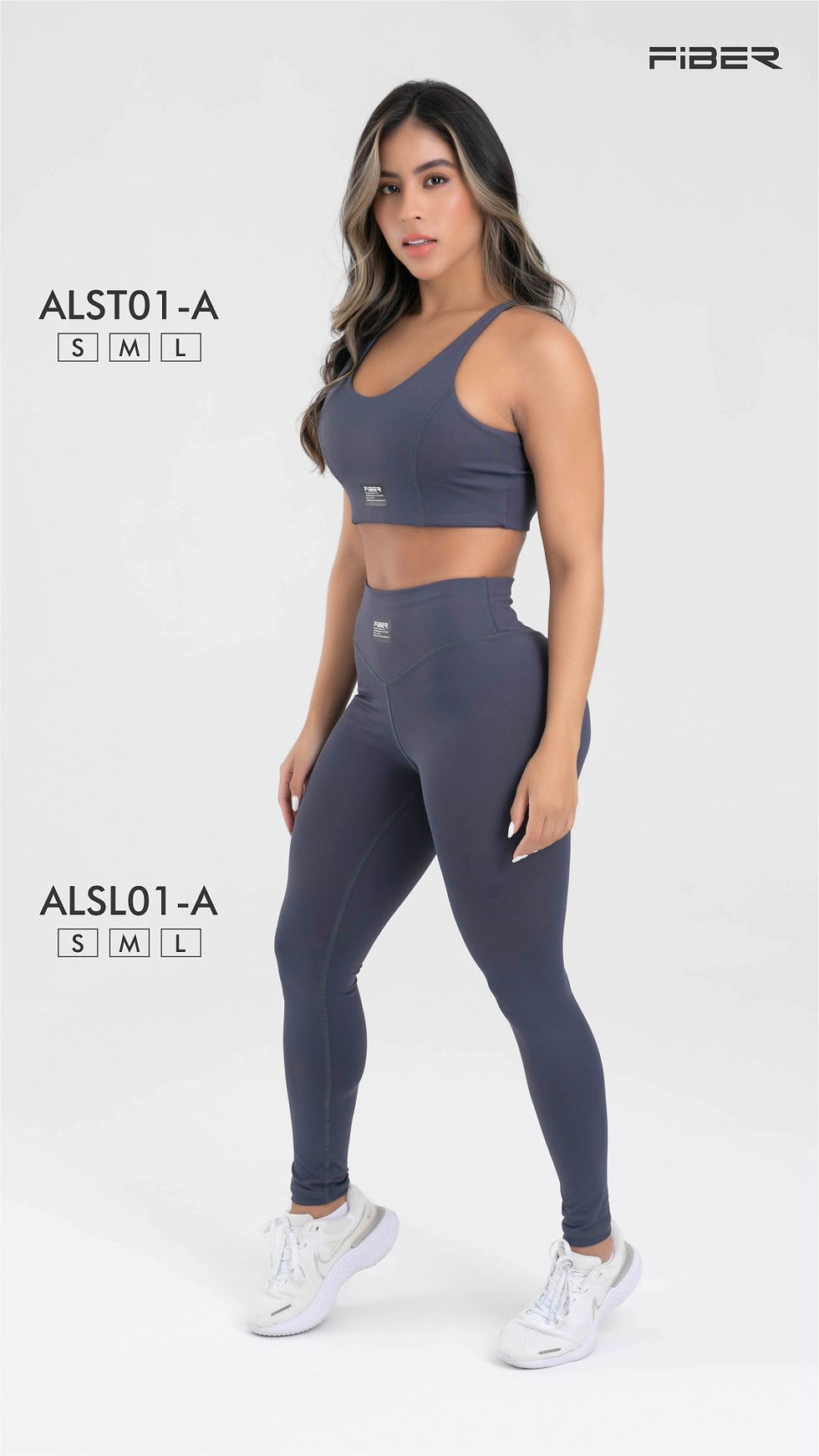 Thumbnail: TOP OPEN BACK GRIS SHARK FIBER ESSENTIALS