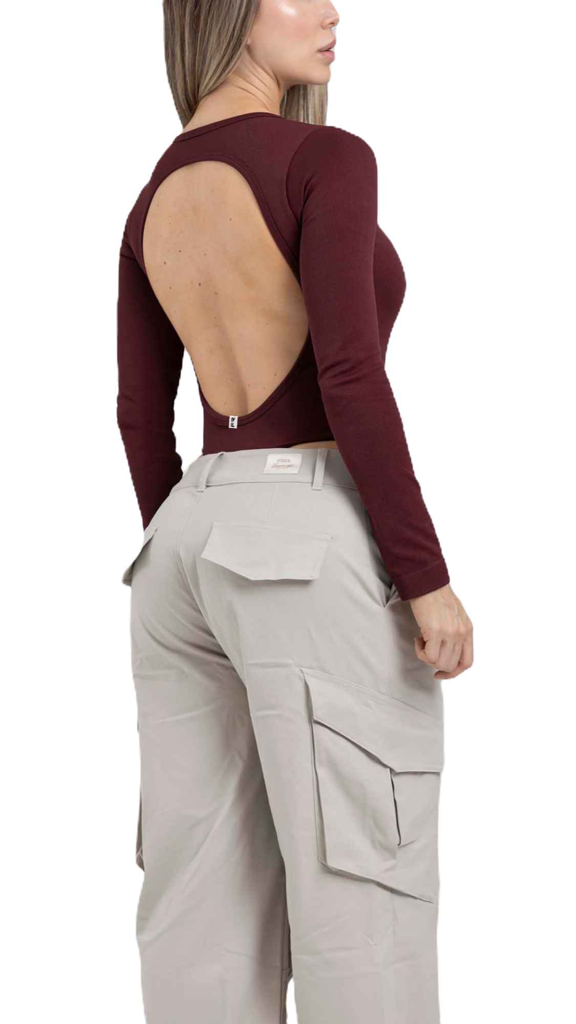 BODY MANGA SISA SEAMLESS GUINDA LUMEN