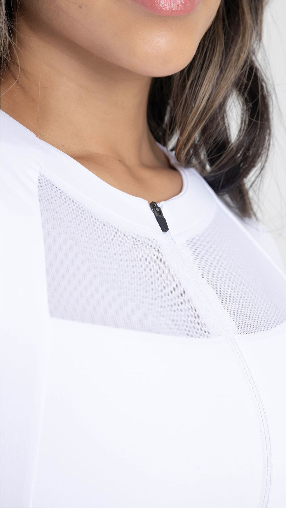 Miniatura: TOP MANGA COTA BLANCO DEEP FLEX FIBER FLET02-B