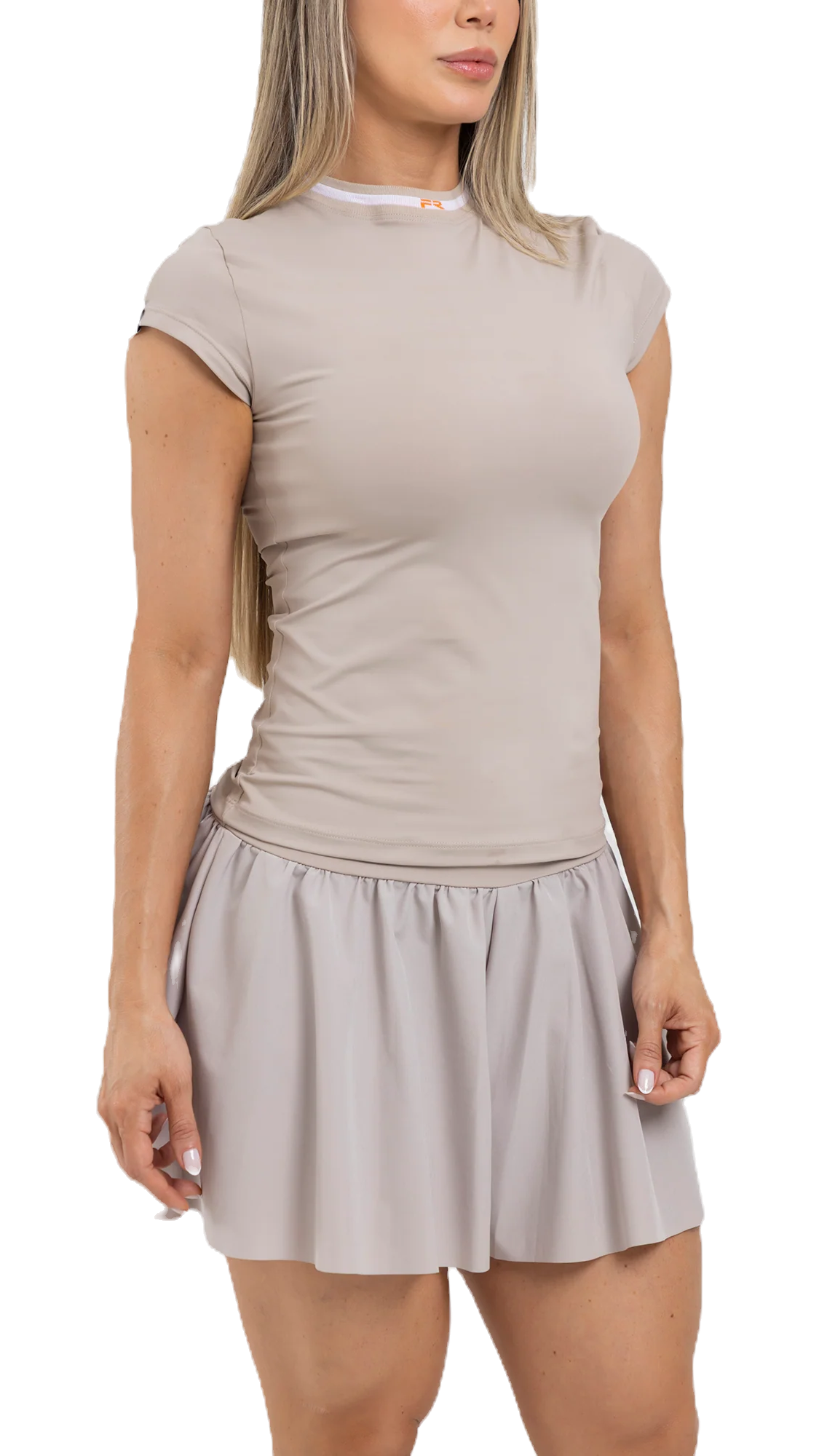 CAMISETA CORE LINE BEIGE GENUINA