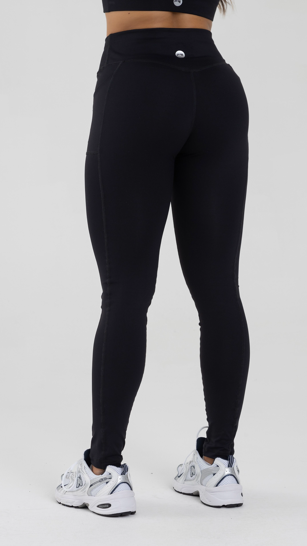 Thumbnail: Leggings curves negro agata luxury FIBER