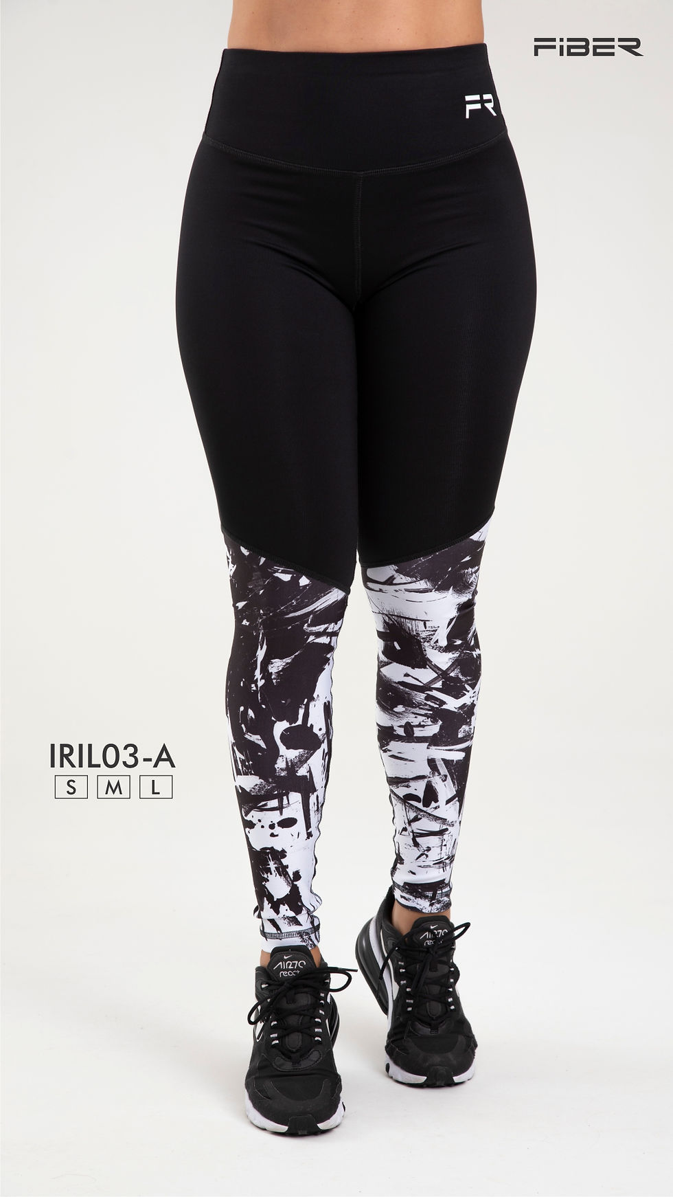 Miniatura: LEGGINS  - THAT GIRL NEGRO/BLANCO - IRIL03A